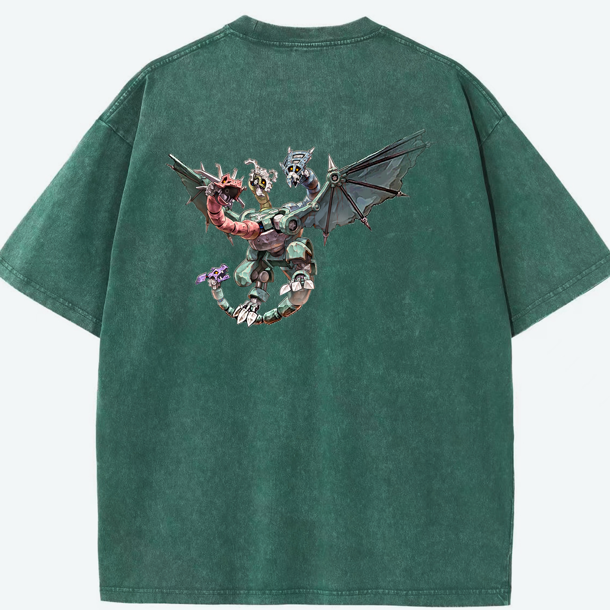 （画像用） 遊☆戯☆王 Yu-Gi-Oh! 綿100% ヴィンテージ風 半袖Tシャツ（背面プリント）